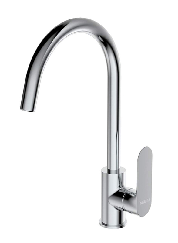 Danube Home Milano Verdi Sink Mixer, 211 x 253mm, Silver