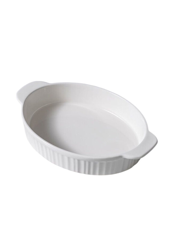 

Danube Home Serax Porcelain Oval Baking Dish, White