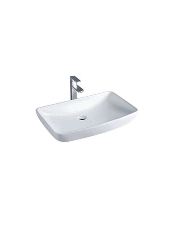

Danube Home Milano Ceramic Art Basin, 2261C, White