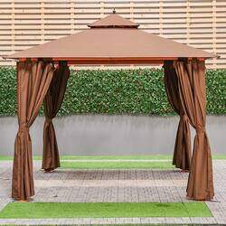 Danube Home Forestory Gazebo, Brown