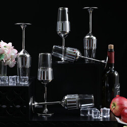 Danube Home 195ml 6-Piece Allegra Premium Champagne Glass Set, Silver