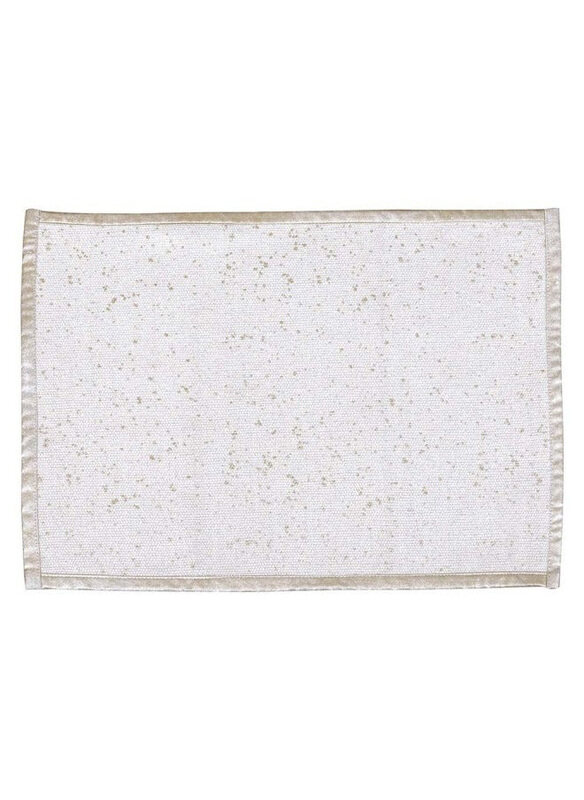 

Danube Home Pearl Placemat, Natural/Gold