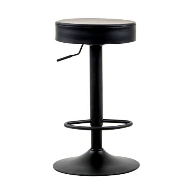 Danube Home Reina Bar Stool, Black