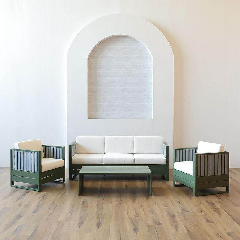 Danube Home Pretties 5-Seater Outdoor Sofa Set, 4 Pieces, Multicolour