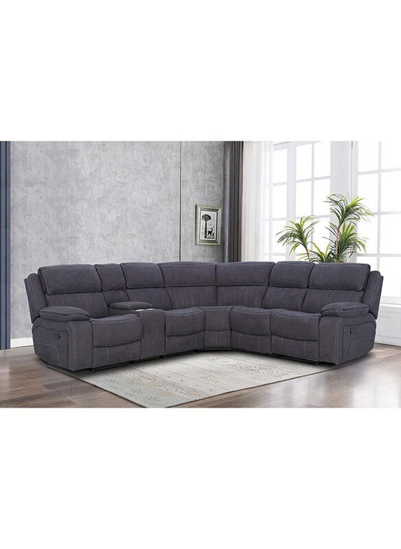 

Danube Home Illumi Fabric Corner Motion Recliner Chair, Smoke Grey