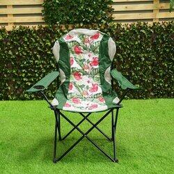 Danube Home Picnic Folding Chair, Floral