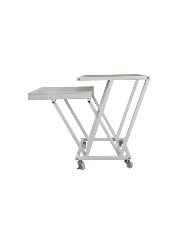 

Danube Home Luther Side Table, Light Oak/White