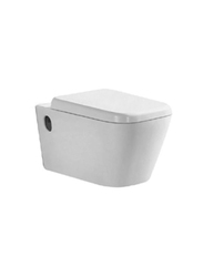 Danube Home Wall Hung WC with Accessories Set, 2051, 1 Piece, White