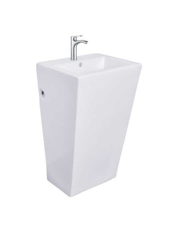 

Milano G-003 Square Wash Basin, White