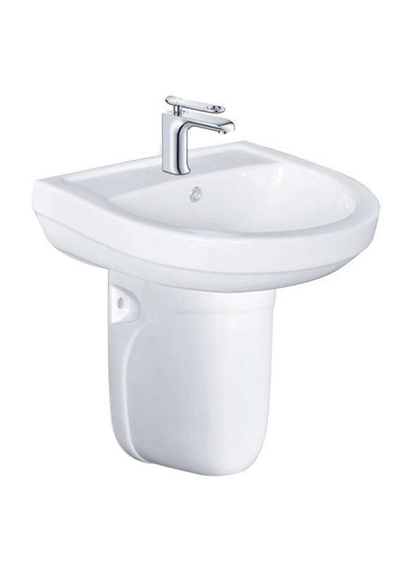 

Danube Home Wall Hung Wash Basin, White