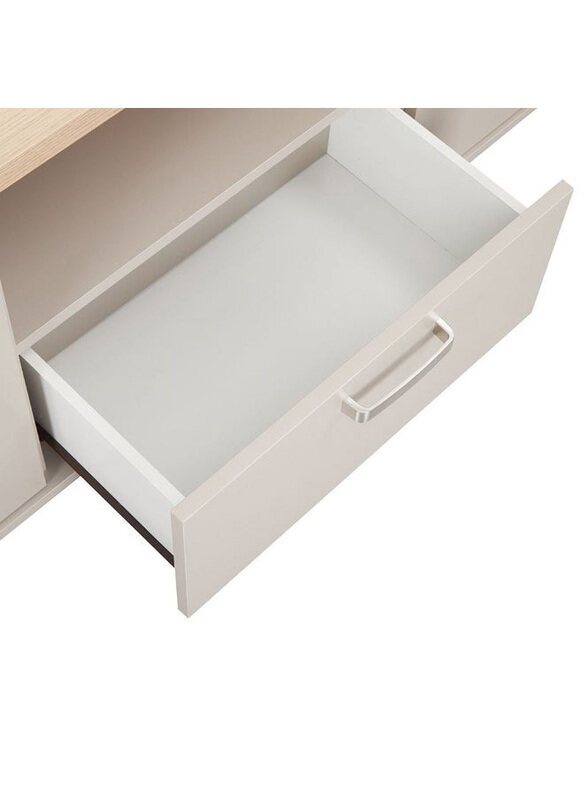 

Danube Home Cardano Modern Design Wall TV Unit with Storage Up To 70 Inches, Natural/Champagne