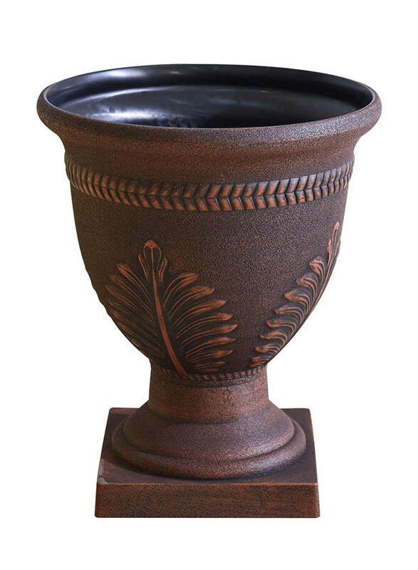 

Danube Home KD1902SN Urn Flower Pot, 48 x 40cm, Brown
