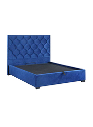 Danube Home Isabelle Hydraulic Queen Bed, Navy Blue