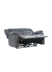 Danube Home Allende 2 Seater Fabric Motion Recliner, Grey