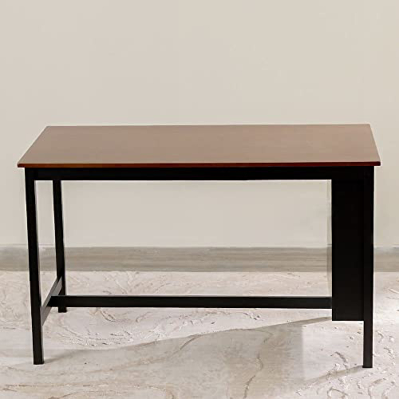 Danube Home Redmond 1+4 Antique Counter Table, L150 x W75 x H91cm, Oak/Black/Cream