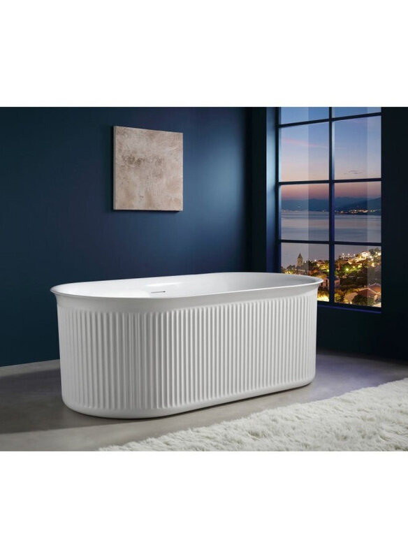 

Milano Miel Freestanding Bathtub, Matte White