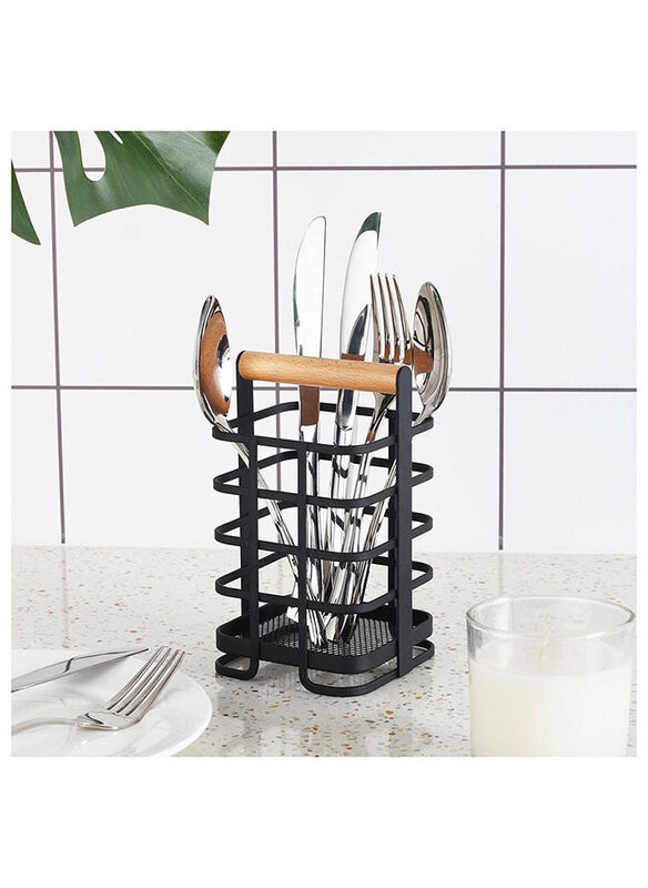 

Danube Home Atticus Utensil Holder, Black
