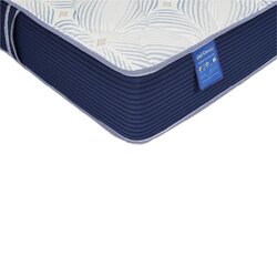 Danube Home Gel Pocket Spring & Memory Foam Mattress, Single/Twin, White/Dark Blue