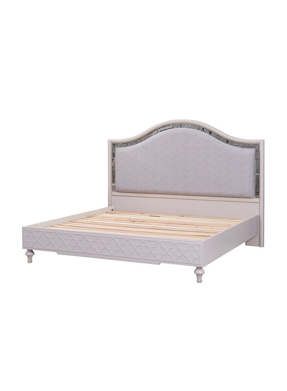 

Danube Home Class Adora Super King Bed, Beige/Champagne Gold