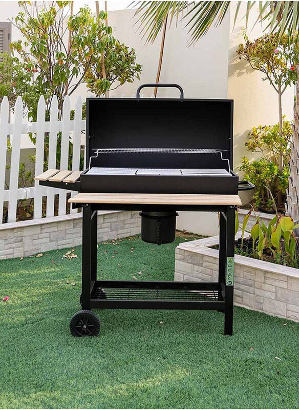 

Danube Home Inferno Elite Series Barbeque Large Charcoal Grill, Black