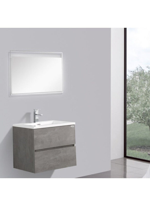 

Danube Home Milano 2-Piece Signature Alik Mfc Vanity Set, Grey