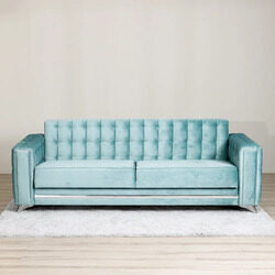 Danube Home Harmony Fabric Sofa, Triple Seater, Sage Green