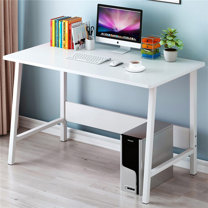 Danube Home Camine Computer Office Desk Workstation, White