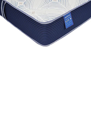 Danube Home Gel Pocket Spring & Memory Foam Mattress, White/Dark Blue