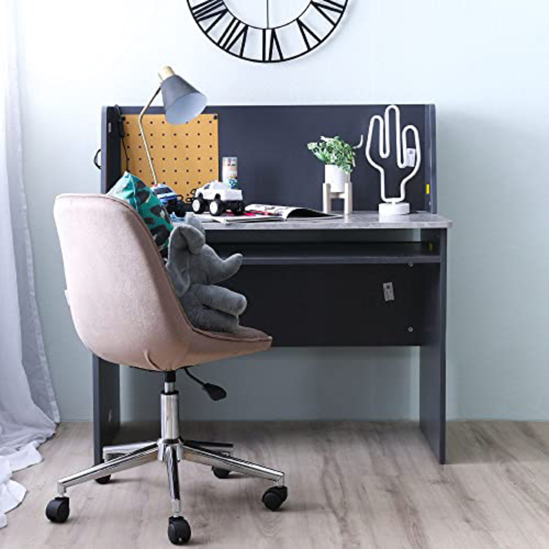 Danube Home Retro Study Hutch, Dark Grey