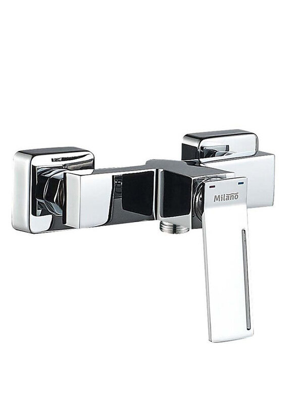 

Milano Terni Wall Shower Mixer Without Shower Set Brass Wall Shower Mixer And Faucet, Chrome