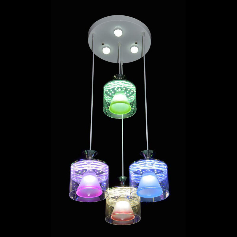 

Danube Home Belle Mx Neon Chandelier, HG-H537/3H, Multicolour