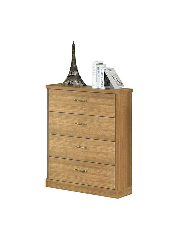

Danube Home Zirco Chest 4 Drawers Multifunctional Storage Organiser, Brown