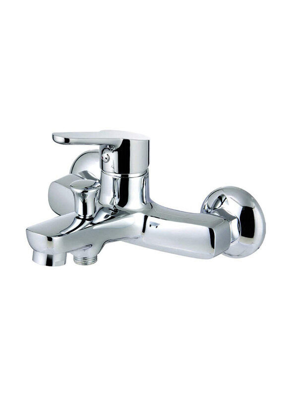 

Danube Home Milano Dallas Bath Mixer with Shower Set, 166 x 109mm, Silver