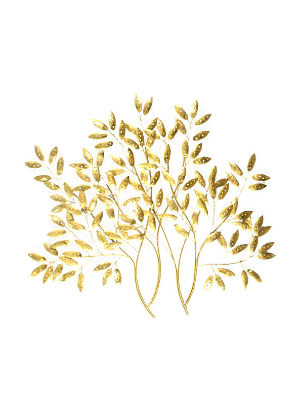 

Danube Home Alayna Ear Of Wheat Leaf Wall Decoration, Gold