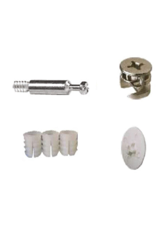 

Danube Home Milano Kd Fitting 4 Pieces Set, Silver