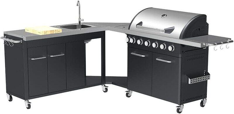 

Danube Home Ignite BBQ Grill+Kitchen, Black