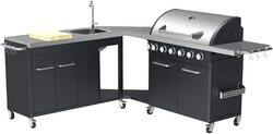 Danube Home Ignite BBQ Grill+Kitchen, Black