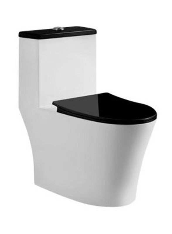 

Danube Home Wc Bathroom Fixtures, White/Black