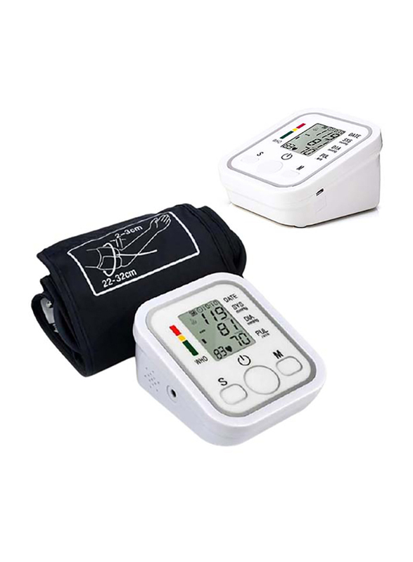 Blood Pressure Monitor, White