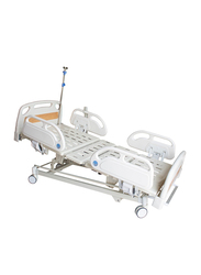 Electric 5-Function Hospital Bed, White