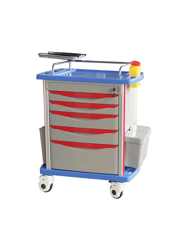 Medical Emergency Trolley, Multicolour