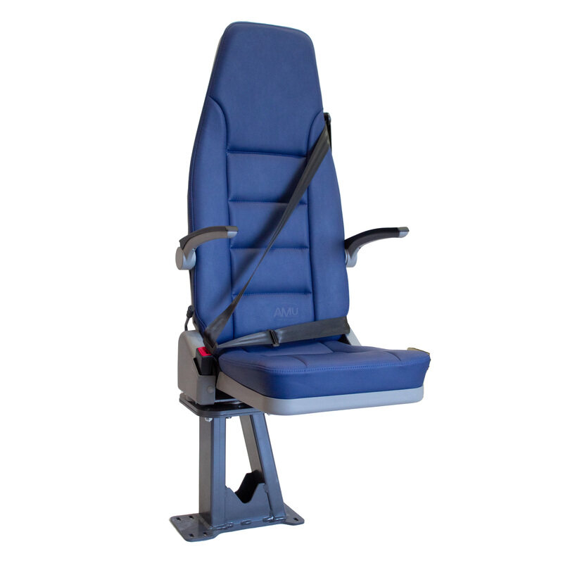 

Abronn Rotatable Doctor Seat for Ambulance Vehicles , 360° Swivel , Fire Resistant , 3P Safety Belt , Innovative Ball System , Ambulance Seating Solut