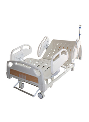Electric 5-Function Hospital Bed, White