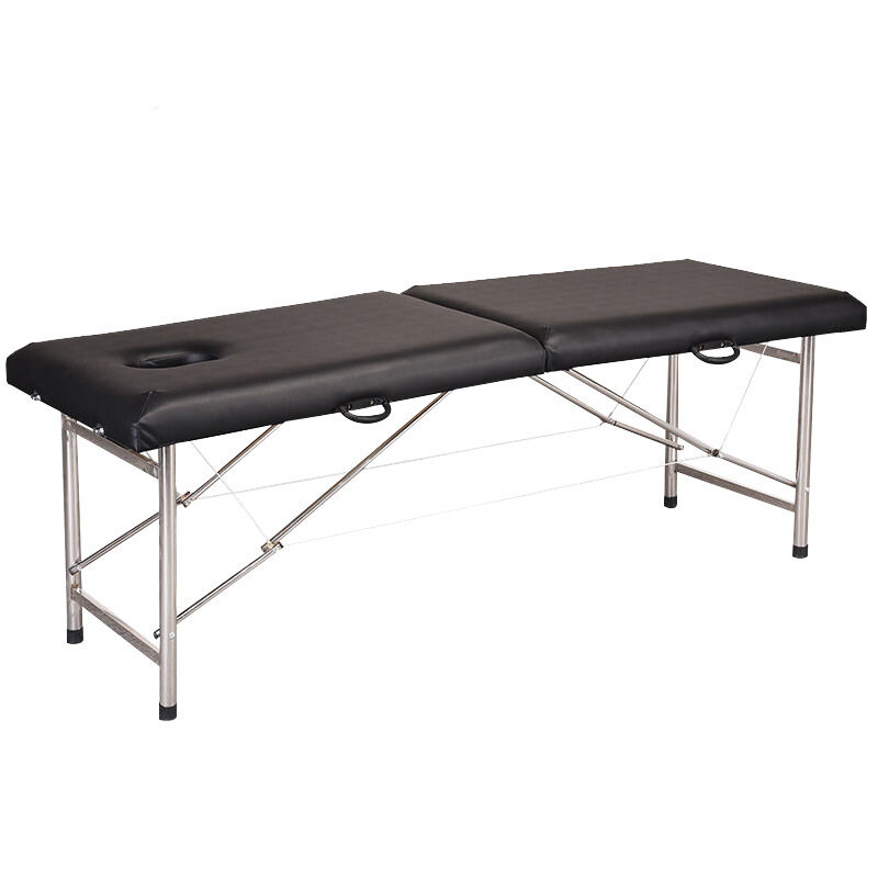 

Abronn Stainless Steel Portable Massage Table, Black