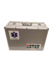 Emergency First Aid Case Kit, Silver