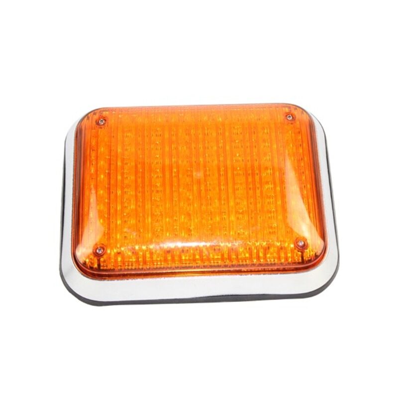 

Abronn Ambulance Strobe Light Square Big Amber 10x10 Emergency Vehicle Safety High-Visibility First Responder LED Flashing Signal