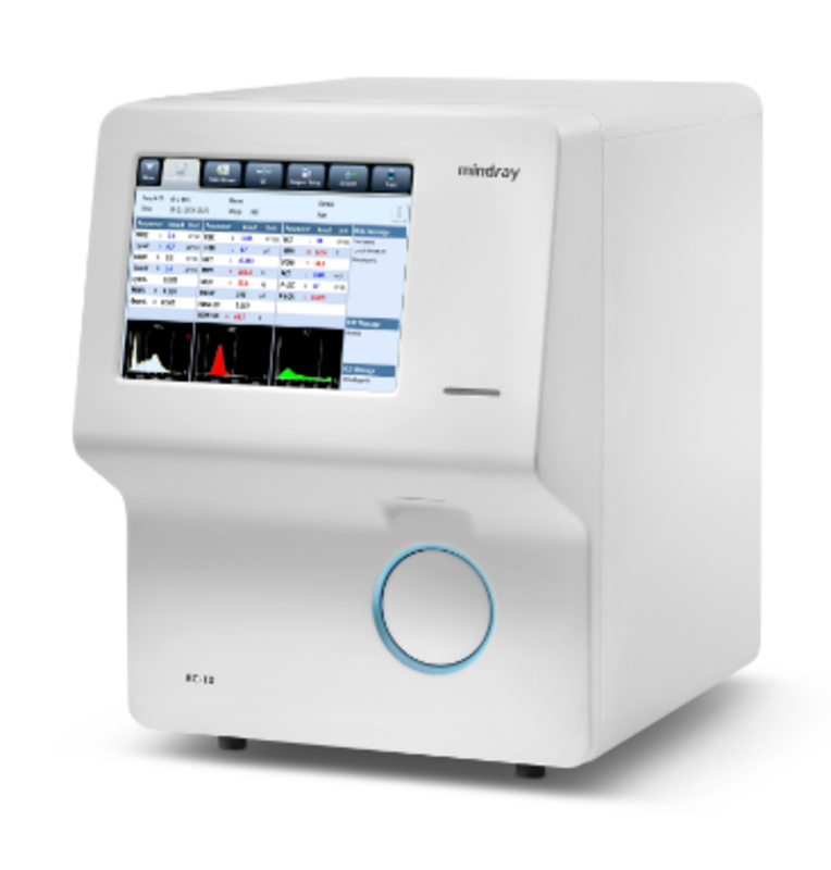 

Abronn 3-Part Hematology Analyzer BC-10, CBC+3-DIFF, 20 Parameters, 30 Samples/Hour, 8.4" TFT Touch Screen