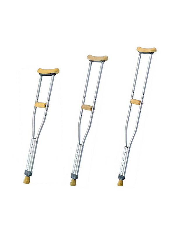 

Generic Crutch, Large, Brown/Silver