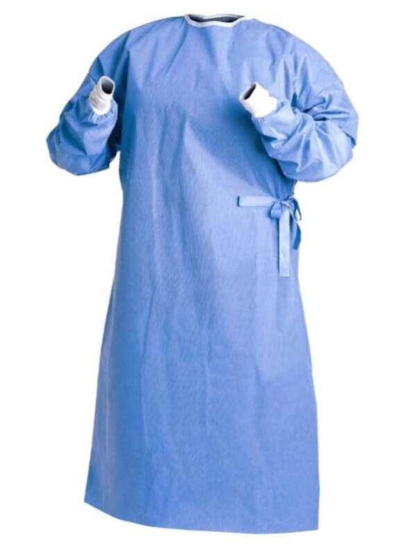 

Abronn 3 - Pieces Sterile Surgical Gown XL, Blue