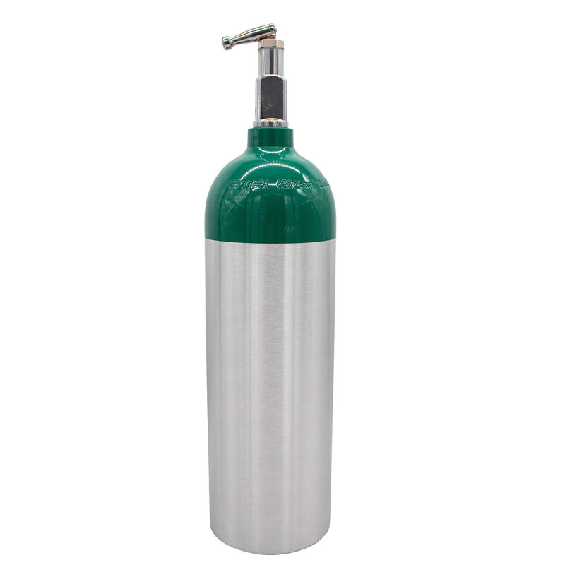 

Abronn 2.8L Empty Oxygen Cylinder - Portable Oxygen Tank for Home Health Care, Outdoor Enthusiasts & Emergency Preparedness